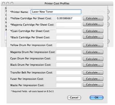 image of profile cost